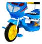 Imagem de Triciclo Infantil Capota Motoca Empurrador Som Luzes E Pedal