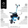 Imagem de Triciclo Infantil com Apoiador - Passeio e Pedal - Azul - Zippy Toys
