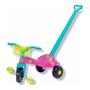 Imagem de Triciclo Infantil Com Cestinha Tico Tico Bala Rosa 30kg- Magic Toys