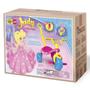 Imagem de Triciclo Infantil Com Haste Passeio Com Pedal Princesa Judy Brinquedo - Samba Toys