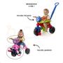 Imagem de Triciclo Infantil de Empurrar Baby Dog Passeio e Pedal Motoca Kendy