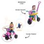 Imagem de Triciclo Infantil de Empurrar Baby Dog Passeio e Pedal Motoca Kendy