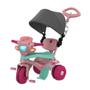 Imagem de Triciclo infantil decorado velotrol de capota passeio haste