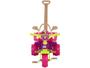 Imagem de Triciclo Infantil Dino Pink com Empurrador - Cestinha Emite Sons Magic Toys