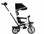 Imagem de Triciclo Infantil Empurrador Com Capota 2 em 1 Zupa Preto Baby Style