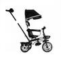 Imagem de Triciclo Infantil Empurrador Com Capota 2 em 1 Zupa Preto