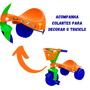 Imagem de Triciclo Infantil Esportes com Cestinha para Brinquedos e Colantes para Crianças a Partir de 2 Anos Xalingo -  07252