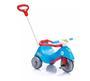 Imagem de Triciclo Infantil Lelecita Moto Com Empurrador Azul 