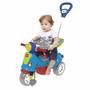 Imagem de Triciclo Infantil Maral Retrô Com Empurrador Colorido
