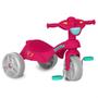 Imagem de Triciclo Infantil Meninas Mototico Rosa 2 Em 1 Pedal E Haste Empurrador