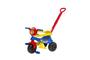 Imagem de Triciclo Infantil Motoca Haste Proteção Velotrol Bebê Azul