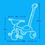 Imagem de Triciclo Infantil Motoca Herois Super Teia - Samba Toys
