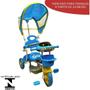 Imagem de Triciclo Infantil Passeio Com Empurrador BW003A - Azul