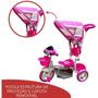 Imagem de Triciclo Infantil Passeio Com Empurrador BW003R - Rosa