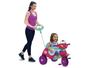 Imagem de Triciclo Infantil Passeio e Pedal Velobaby - com Empurrador Bandeirante