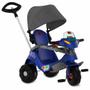 Imagem de Triciclo Infantil - Passeio e Pedal - Velobaby Reclinável - Azul-Preto - Bandeirante