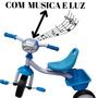 Imagem de Triciclo Infantil Pedal Com Som E Luz Suporta 25 Kg Cor:ul