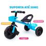 Imagem de Triciclo infantil pedal e cestinha suporta até  25 kg mega compras
