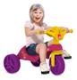 Imagem de Triciclo Infantil Pedal Tico-Tico Club Brinquedos Bandeirante Rosa Até 19kg