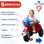 Imagem de  Triciclo Infantil Retrô Baby City Função Passeio e Pedal, Seguro e Ideal para Crianças