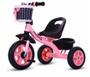 Imagem de Triciclo Infantil Rosa com Cestinha