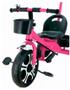 Imagem de Triciclo Infantil Rosa Com Empurrador Velotrol - Zippy Toys