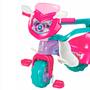 Imagem de Triciclo Infantil Rosa Para Meninas Doutora Meg Motoca Com Haste Colorida - Magic Toys