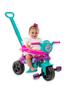 Imagem de Triciclo Kemotoka Para Criança Com Haste E Alça De Proteção