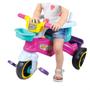 Imagem de Triciclo Menina Motoca Criança Bebê Com Empurrador E Aro