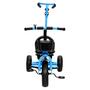 Imagem de Triciclo Mini Bike 3 Rodas Infantil Azul Para Crianças Até 25 Kg Com Cestinhas E Haste Direcional - Zippy Toys