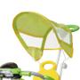 Imagem de Triciclo Motoca Bicicleta 3 Rodas Infantil Passeio com Empurrador Pedal Luz Som Capota BW-003-GE