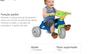 Imagem de Triciclo Motoca Infantil Mototico com Empurrador Bandeirantes Menino