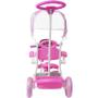 Imagem de Triciclo Motoca Infantil Passeio com Empurrador Pedal Luz Som Capota Importway BW-003