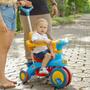 Imagem de Triciclo Motoca Totoca Infantil Com Haste e Barra de Proteção Removível Toy Menino Azul Urban Baby