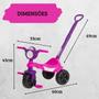 Imagem de Triciclo Motoka Brinquedo infantil Menino Menina Empurrador