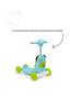 Imagem de Triciclo patinete infantil zoo skip hop bupbaby criança bebê