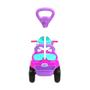 Imagem de Triciclo Rosa Infantil com Pedal Tico Tico Haste para Empurrar e Porta Objetos Diversão e Segurança em Passeios