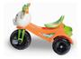 Imagem de Triciclo Sem Haste Empurrador Andador De Passeio Infantil Motoca Pandinha Com Cestinha Buzina Pedal