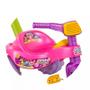 Imagem de Triciclo Tico-Tico Baby Monsters com Som e Haste Rosa 2239 - Magic Toys