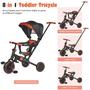 Imagem de Triciclo Toddler Push MORITECK 8 em 1 Balance Trike de 1 a 4 anos