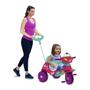 Imagem de Triciclo Velobaby G2 Rosa Passeio e Pedal Com Haste Removíve