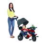 Imagem de Triciclo Velobaby Recinável com Capota Passeio e Pedal Azul Bandeirante