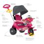 Imagem de Triciclo Velobaby Reclinavel Capota Passeio e Pedal Rosa - Bandeirante