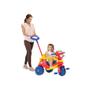 Imagem de Triciclo Velobaby Vermelho Passeio e Pedal Com Haste Removível 209 - Bandeirante