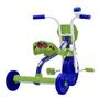 Imagem de Triciclo Velocípede Para Meninos Top Boys Azul e Verde Roda PP