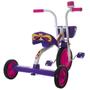 Imagem de Triciclo Velotrol Infantil Branco E Roxo Pro Tork Ultra Bike Oferta Criança Motoquinha 3 rodas 