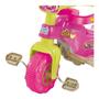 Imagem de Triciclo Velotrol Infantil Tonquinha Bebe Motoca Menina Dino Rosa Magic Toys