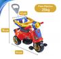 Imagem de Triciclo Velotrol Spider Infantil Pedal e Puxador Segurança