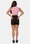 Imagem de Tricô Blusa Regata Pink Tricot Modal Canelado e Decote Invertido na Cintura Feminino 5939