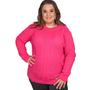 Imagem de Tricot Plus Size Blusa De Lã Feminina Inverno Frio G1 ao G3